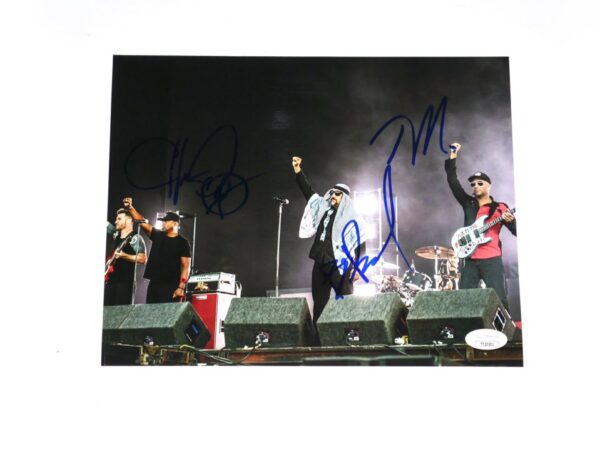 Prophets of Rage Chuck D, B-Real and Tom Morello Signed Autographed 8 x 10 Photo - JSA