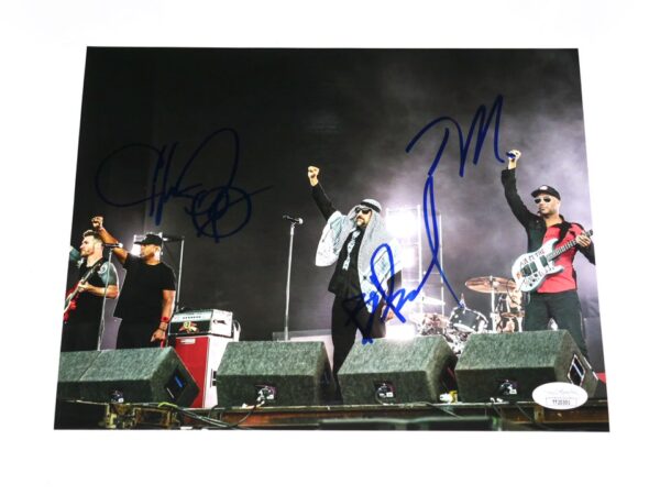 Prophets of Rage Chuck D, B-Real and Tom Morello Signed Autographed 8 x 10 Photo - JSA