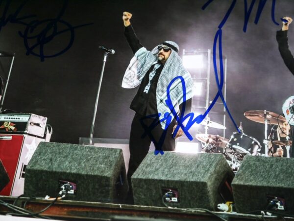 Prophets of Rage Chuck D, B-Real and Tom Morello Signed Autographed 8 x 10 Photo - JSA