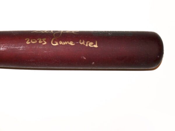 Stuart Fairchild 2023 Cincinnati Reds Game Used & Signed Dove Tail DTB Baseball Bat