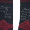 Andrew Moritz 2023 Mississippi Braves Game Worn & Signed 'MORITZ Official Stance Socks