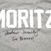 Andrew Moritz Player Issued & Signed Official Atlanta Braves MORITZ Under Armour Shirt