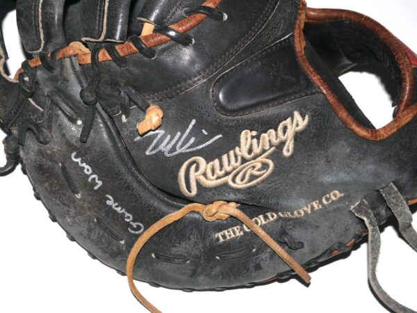 David McCabe 2023 Salt River Rafters Game Used & Signed Rawlings HOH Paul Goldschmidt First Base Mitt - Worn in Arizona Fall League!