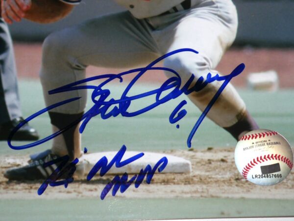 Hall of Fame Umpire Doug Harvey & Steve Garvey Los Angeles Dodgers Signed 8x10 Photo Inscribed "HOF 2010" & "74 NL MVP" PSA