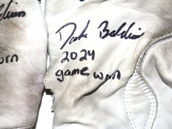 Drake Baldwin 2024 Atlanta Braves Game Worn & Signed Mizuno Batting Gloves