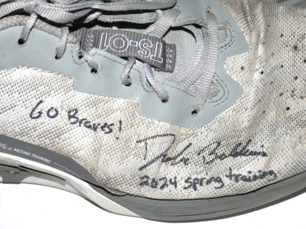 Drake Baldwin 2024 Atlanta Braves Training Worn & Signed Mizuno TS-01 Shoes - Worn in Spring Training!