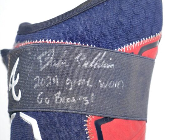Drake Baldwin 2024 Game Worn & Signed Atlanta Braves 'BALDWIN" Evoshield Batter's Leg Guard