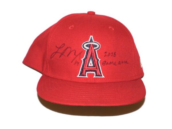 Logan O'Hoppe 2023 Game Worn & Signed Official Los Angeles Angels 14 O'Hoppe New Era 59FIFTY Hat