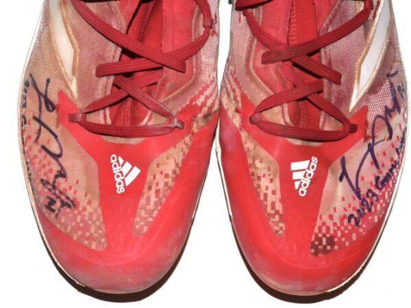 Logan O'Hoppe 2023 Los Angeles Angels #14 Game Worn & Signed Adidas Adizero Cleats