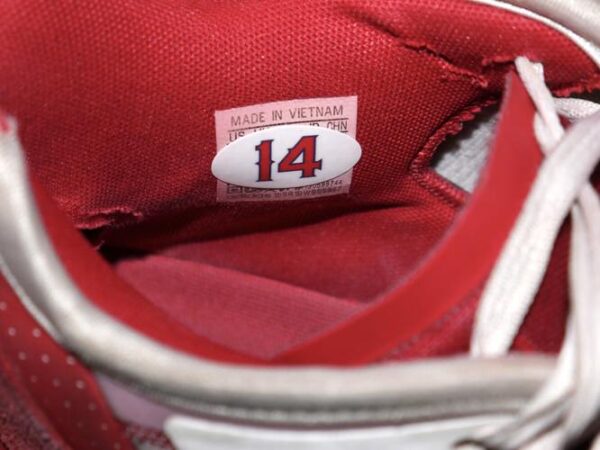 Logan O'Hoppe 2023 Los Angeles Angels #14 Training Worn & Signed Adidas Donovan Mitchell D.O.N Shoes