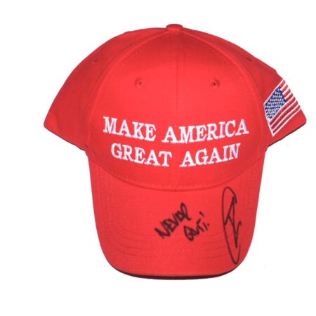 Navy Seal Robert O'Neill Signed Make America Great Again Hat with _Never Quit! Inscription - Killed Osama bin Laden!