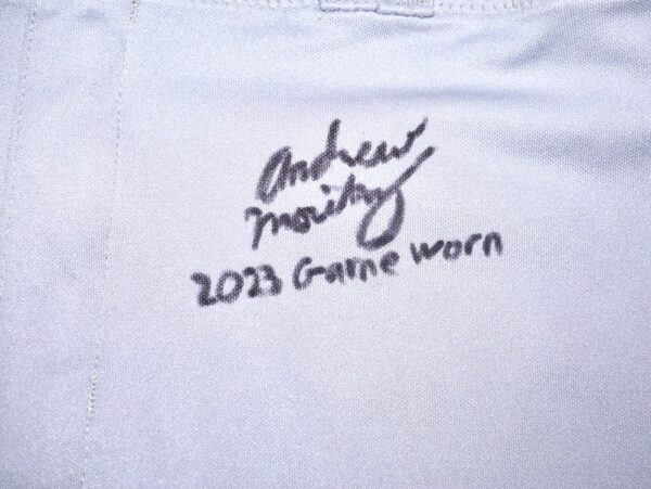 Andrew Moritz 2023 Mississippi Braves Game Worn & Signed Official Majestic Pants