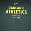 Drew Lugbauer 2024 Spring Training Worn & Signed Official Oakland Athletics 75 LUGBAUER Long Sleeve Nike Dri-Fit XL Shirt