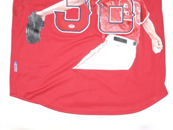 Jered Weaver Signed Los Angeles Angels 2010 All-Star Game Majestic Jersey - Hand Painted by William Zavala!