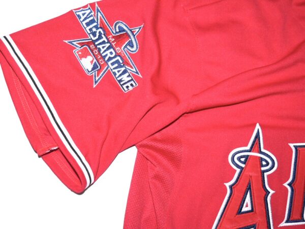 Jered Weaver Signed Los Angeles Angels 2010 All-Star Game Majestic Jersey - Hand Painted by William Zavala! - Image 14