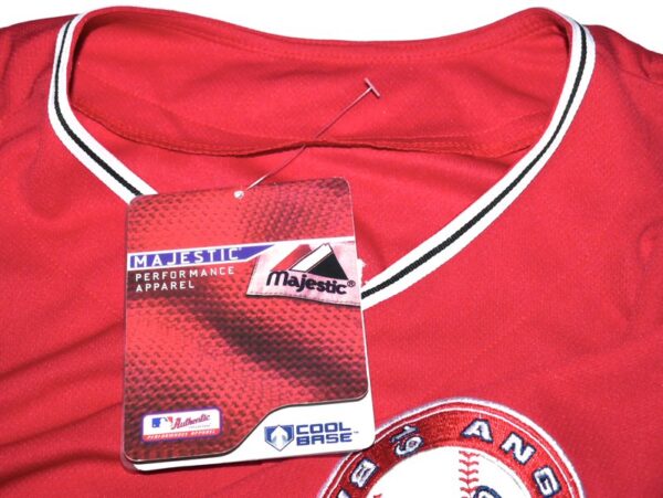 Jered Weaver Signed Los Angeles Angels 2010 All-Star Game Majestic Jersey - Hand Painted by William Zavala!