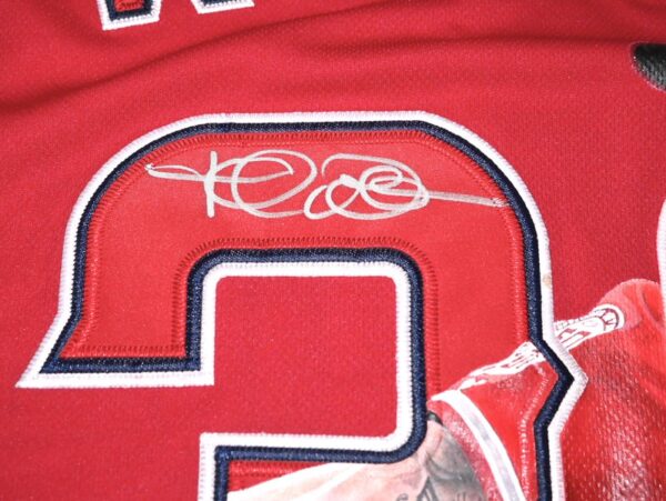 Jered Weaver Signed Los Angeles Angels 2010 All-Star Game Majestic Jersey - Hand Painted by William Zavala!