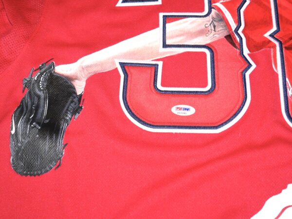 Jered Weaver Signed Los Angeles Angels 2010 All-Star Game Majestic Jersey - Hand Painted by William Zavala! - Image 6