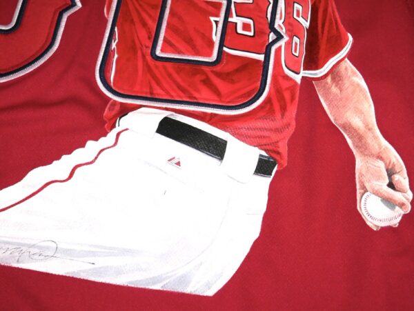 Jered Weaver Signed Los Angeles Angels 2010 All-Star Game Majestic Jersey - Hand Painted by William Zavala!