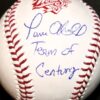 Paul O'Neill New York Yankees Signed Rawlings Official 1998 World Series Baseball with Team of Century Inscription - MLB Hologram