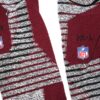 Jaryd Jones-Smith Washington Commanders 2023 Training Camp Worn Burgundy Nike XL Socks