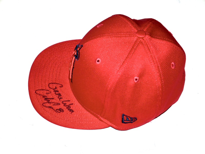 Coleman Crow 2023 Game Worn & Signed Official Los Angeles Angels Spring Training CROW New Era 59FIFTY Fitted Hat