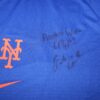 Coleman Crow 2023 Practice Worn & Signed LFGM! Official New York Mets Long Sleeve Nike Dri-Fit Shirt
