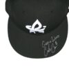 Coleman Crow Game Worn & Signed Official Black Rocket City Trash Pandas Alternate New Era 59FIFTY Hat