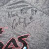 Coleman Crow Player Issued & Signed Official Gray Rocket City Trash Pandas #8 Shirt - Worn for Batting Practice!