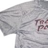 Coleman Crow Player Issued & Signed Official Gray Rocket City Trash Pandas #8 Shirt - Worn for Batting Practice!
