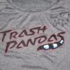 Coleman Crow Player Issued & Signed Official Gray Rocket City Trash Pandas #8 Shirt - Worn for Batting Practice!