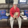 Coleman Crow 2023 Practice Worn & Signed LFGM! Official New York Mets Long Sleeve Nike Dri-Fit Shirt