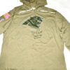 Henry Anderson Player Issued & Signed Official Carolina Panthers #94 Salute To Service Nike Hooded Shirt