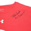 Tanner Gordon Practice Worn & Signed Official Atlanta Braves Long Sleeve Under Armour XL Shirt