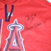 Coleman Crow Practice Worn & Signed Official Los Angeles Angels Majestic Thermabase Pullover Hooded Sweatshirt