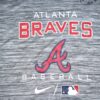 Tanner Gordon Practice Worn & Signed Official Grey Atlanta Braves Baseball Nike XL Shirt1