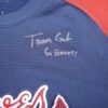 Tanner Gordon Team Issued & Signed Official Atlanta Braves Nike Dri-Fit MLB Pullover