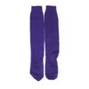 Cade Bunnell 2024 Mississippi Braves Game Worn & Signed Go Braves! Purple Rawlings Baseball Socks