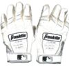 Cade Bunnell 2024 Mississippi Braves Game Worn & Signed Go Braves! White & Grey Franklin Batting Gloves