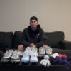 Cade Bunnell 2024 Mississippi Braves Game Worn & Signed Go Braves! Nike Alpha Huarache Baseball Cleats