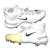 Coleman Crow Rocket City Trash Pandas Game Worn & Signed Nike Alpha Huarache Baseball Cleats