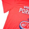 Coleman Crow Rocket City Trash Pandas Practice Worn & Signed WHO WANTS THE PORKCHOP? Shirt