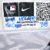 David McCabe 2023 Game Worn & Signed Official Rome Braves Nike Pants