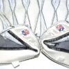 Henry Anderson Carolina Panthers Game Worn & Signed White & Gray Nike Gloves