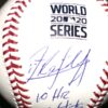 Randy Arozarena Signed Official Rawlings 2020 World Series Baseball with 10 HR & 29 Hits Inscriptions - JSA Witnessed