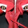 Adam Zebrowski 2024 Rome Emperors #27 Training Worn & Signed Red & White New Balance FuelCell Shoes