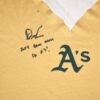 Drew Lugbauer 2024 Game Worn & Signed Official Oakland Athletics Cut-Off Shirt