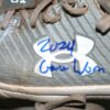 Luke Waddell 2024 Gwinnett Stripers Game Worn & Signed Grey & White Under Armour Baseball Cleats