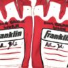 Adam Zebrowski 2024 Rome Emperors Game Worn & Signed Franklin Batting Gloves