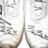 Blake Beers 2024 Las Vegas Aviators Game Worn & Signed White & Silver New Balance FuelCell Baseball Cleats